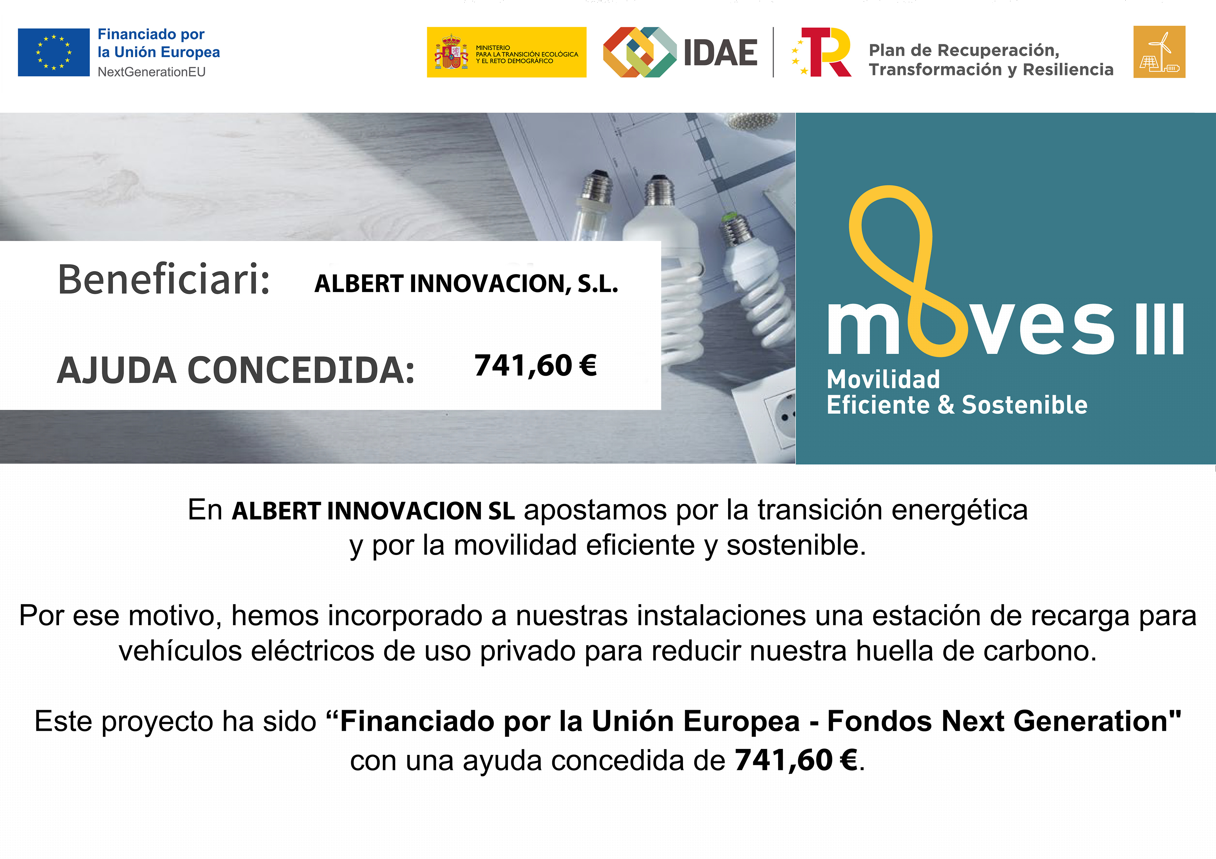 MOVES III Albert Innovación SL